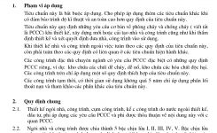 TCVN 2622 : 1995 | Phòng cháy, chống cháy cho nhà và công trình – Yêu cầu thiết kế