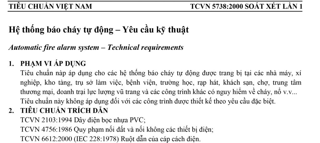 TCVN 5738-2001 HTBC- Yeu cau ky thuat