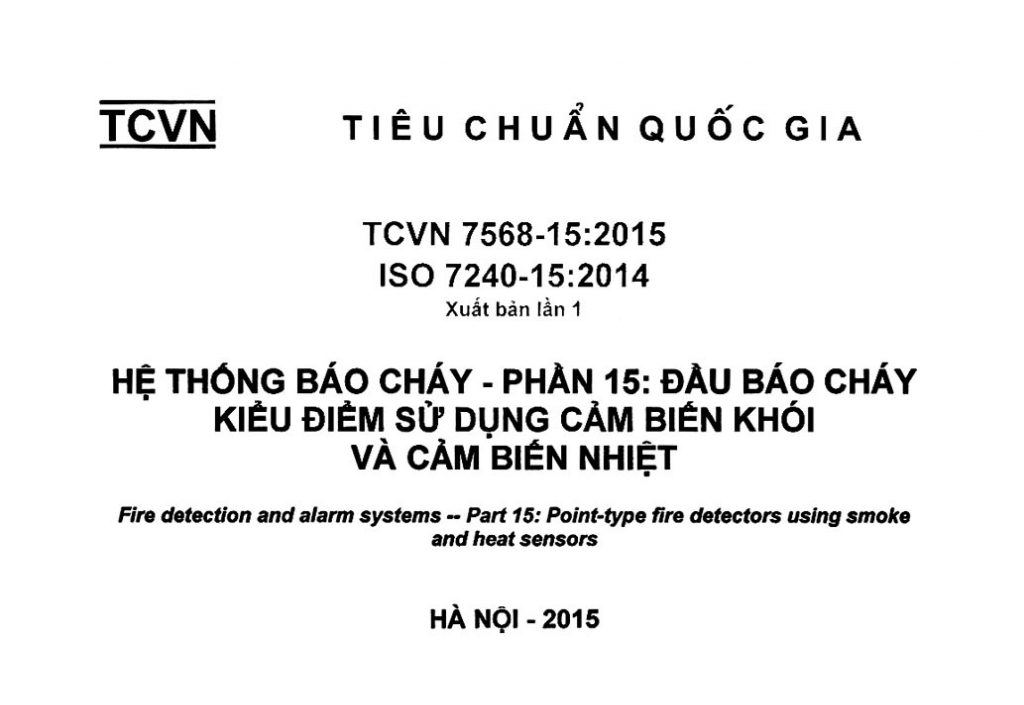 TCVN 7568-15-2015 HTBC-Dau bao chay kieu diem su dung cam bien khoi va cam bien nhiet-1